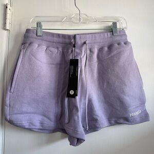 YoungLA For Her Lavender Wash Women's Shorts, Size XL